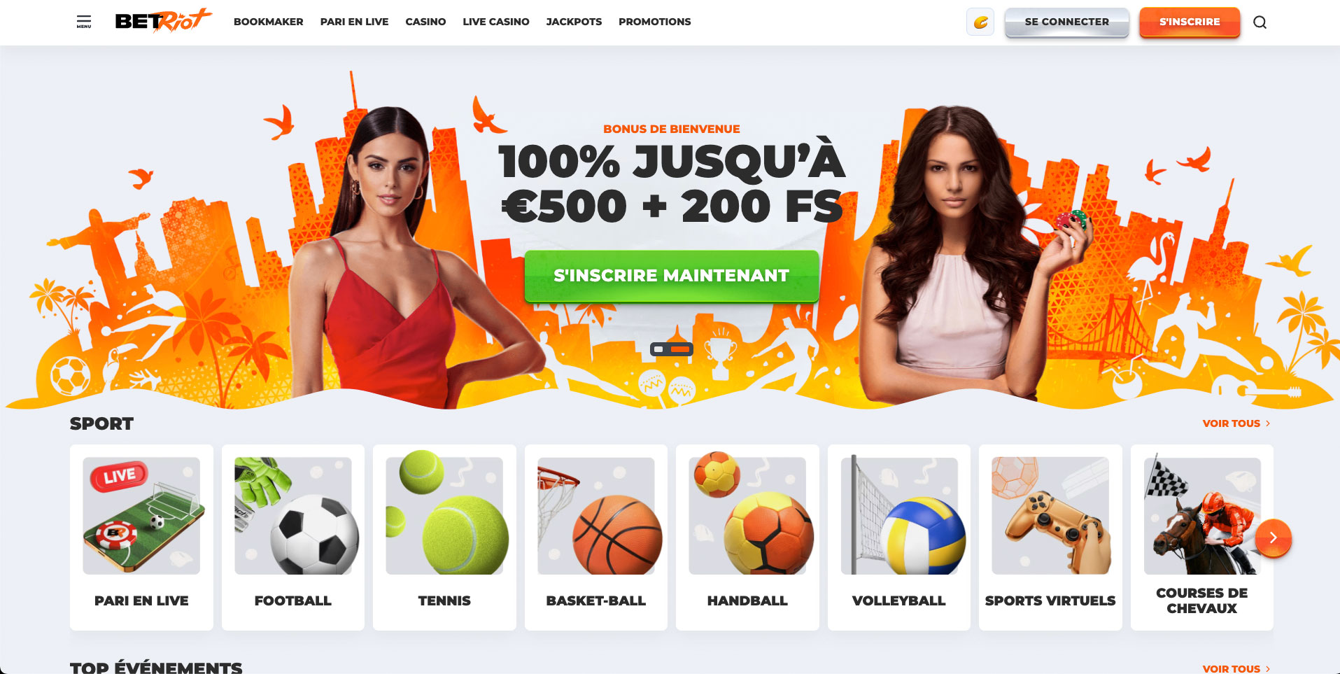 le nouveau casino en ligne BetRiot